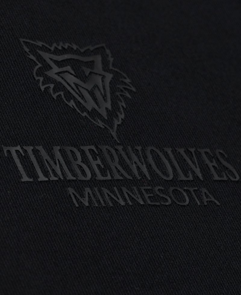 Men's Black Minnesota Timberwolves Core Fleece Hoodie