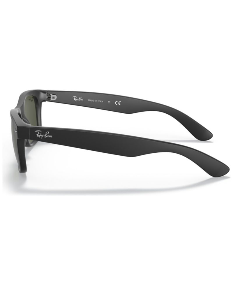 Unisex Low Bridge Fit Sunglasses, RB2132F NEW WAYFARER MATTE 55