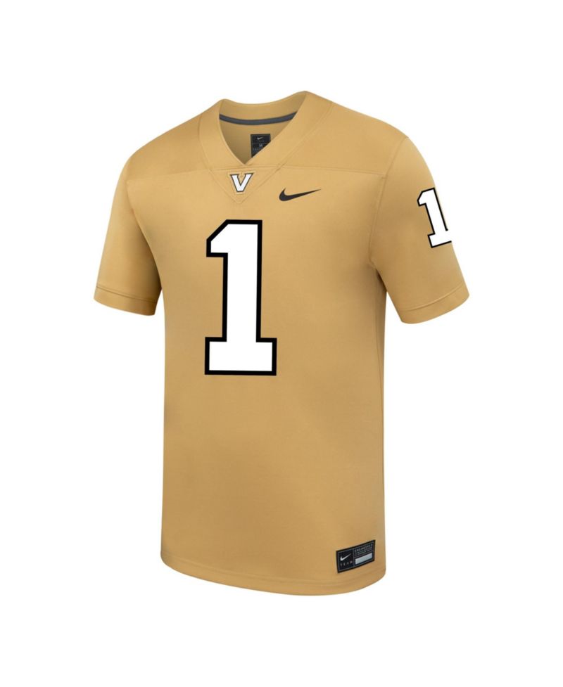 Men's Vanderbilt Commodores 1 Replica Football Jersey