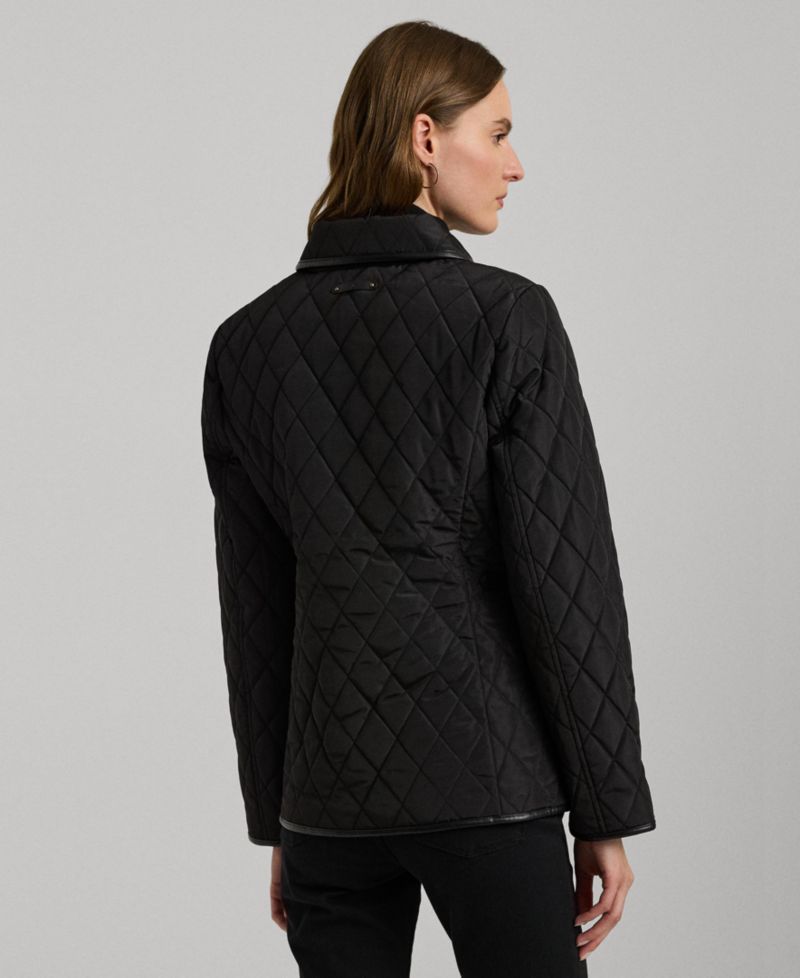 Women's Quilted Velboa-Lined Coat