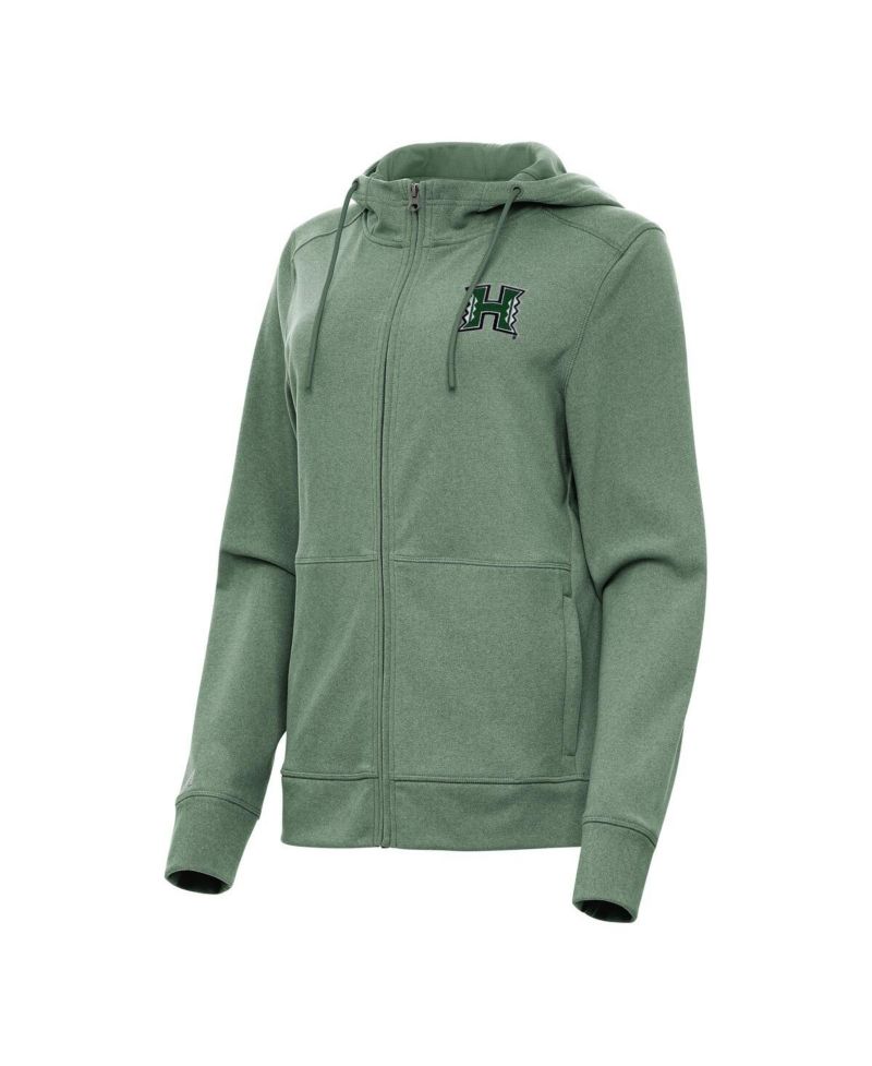 Women's Green Hawaii Rainbow Warriors Seeker Full-Zip Hoodie