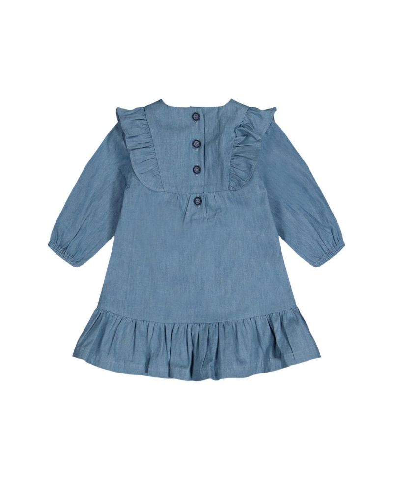 Baby Girl (3M-24M) Chambray Dress