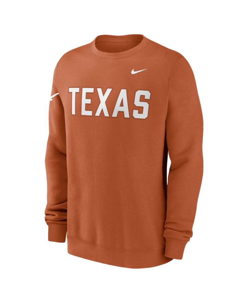 Men's Texas Orange Texas Longhorns 2026 Sideline Club Sweatshirt