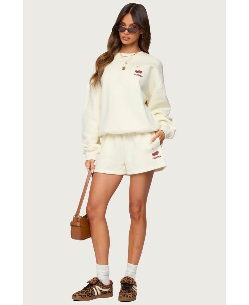 Womens Cherry Babe Sweatshirt