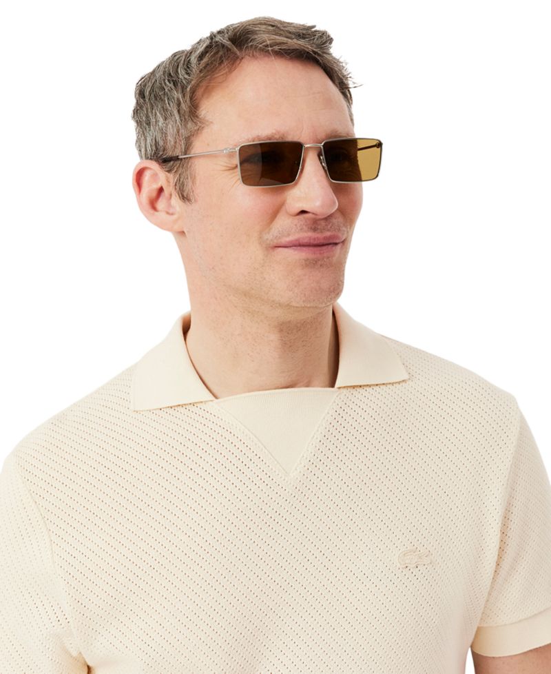 Men's Regular-Fit Lacy Cotton Polo Shirt