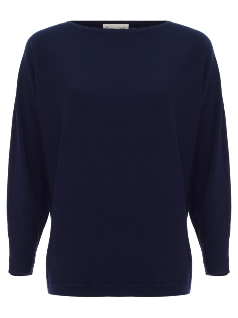 Women's Cristine Slash-Neck Knitted Jumper