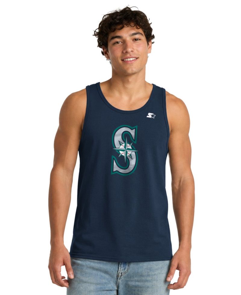 Men's Navy Seattle Mariners Tank Top