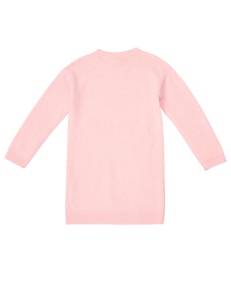 Girls' 7-16 Sequin Long-Sleeve Crewneck Dress