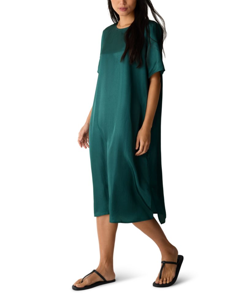 Women's Short-Sleeve Round Neck Dress