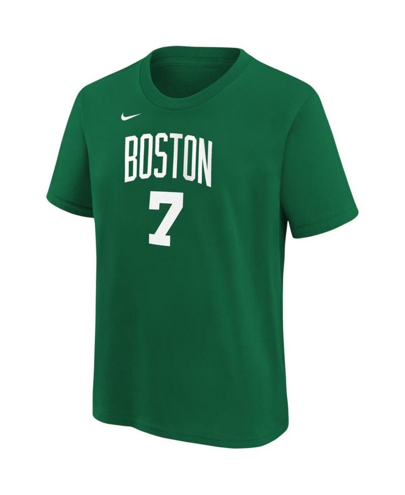 Big Boys and Girls Jaylen Brown Kelly Green Boston Celtics Icon Name & Number T-Shirt