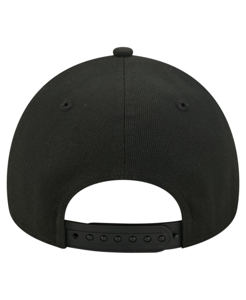 Big Boys and Girls Black Pittsburgh Pirates Cooperstown Logo 9FORTY A-Frame Adjustable Hat