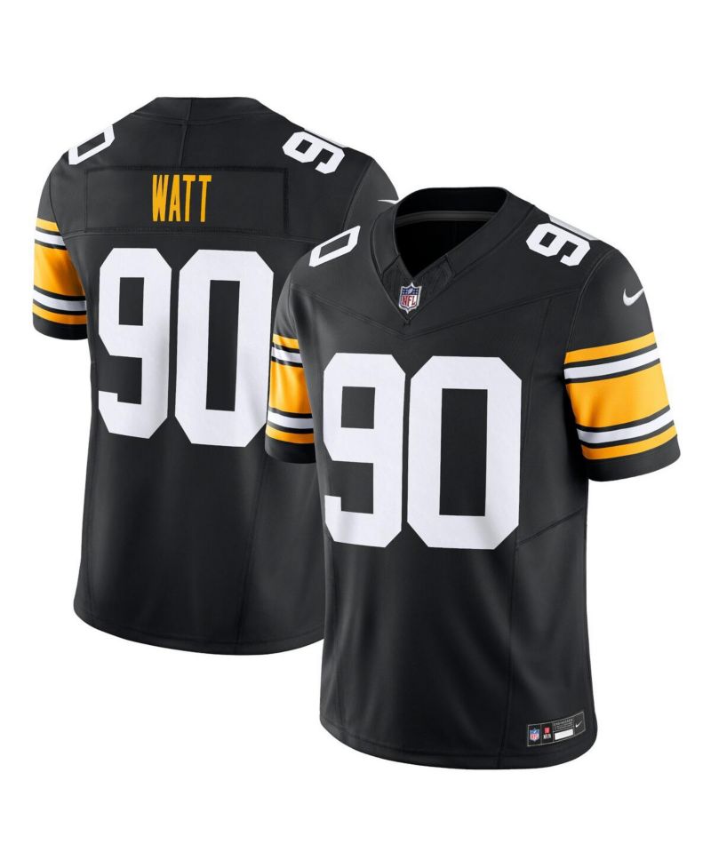 Men's T.J. Watt Black Pittsburgh Steelers Vapor F.U.S.E. Limited Jersey