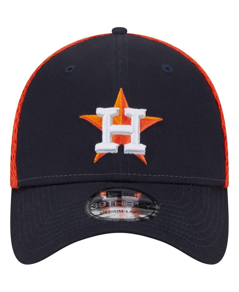 Men's Navy Houston Astros Team Neo 39THIRTY Flex Hat