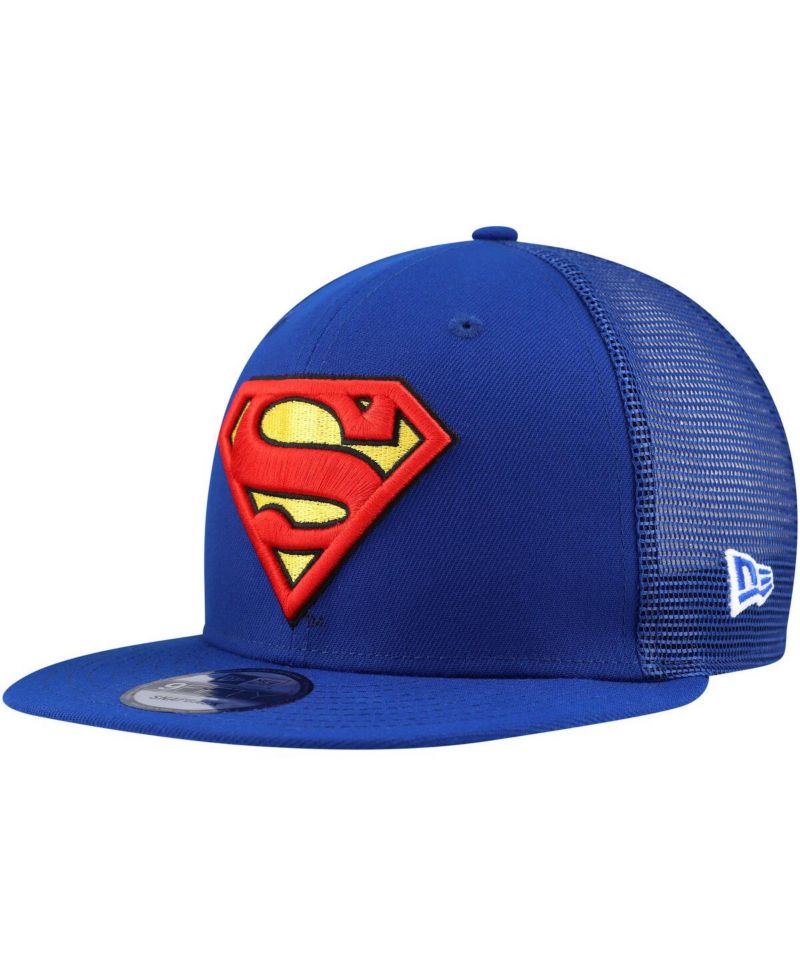 Men's Blue Superman 9FIFTY Snapback Trucker Hat