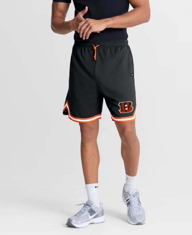 Men's Cincinnati Bengals Fearless Drive Pique Mesh Shorts, 7" Inseam