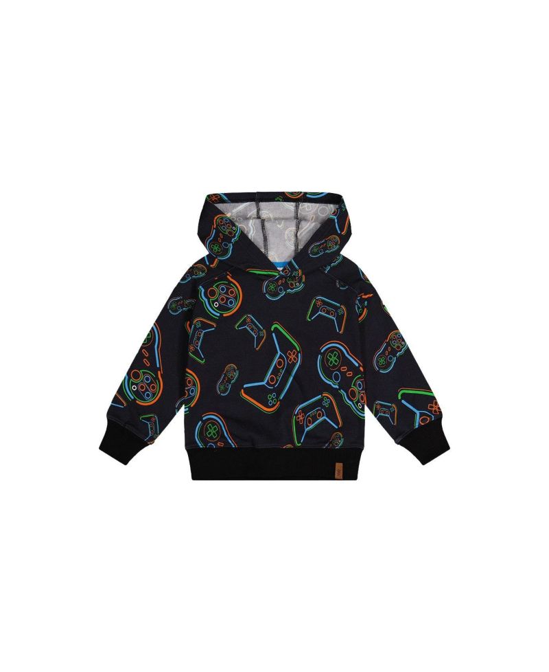 Little and Big Boy (6-12) Fleece Hooded Sweatshirt Printed Controller