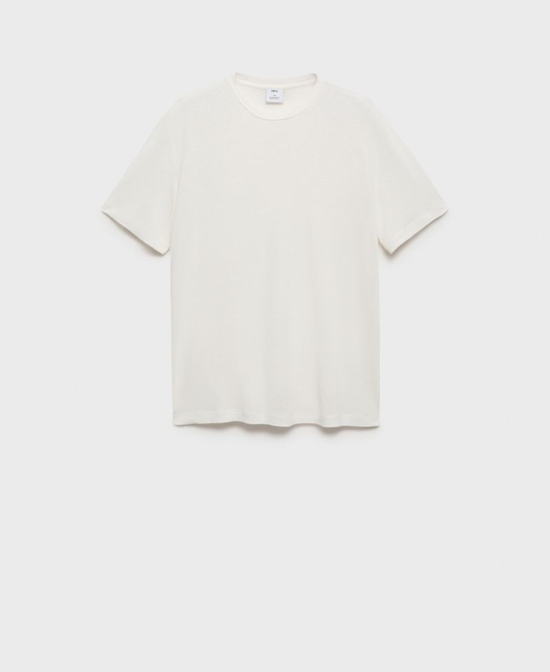 Men's Linen Slim-Fit T-Shirt