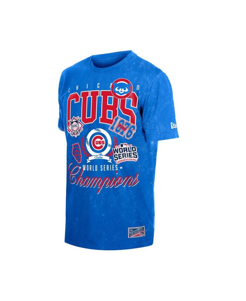 Men's Royal Chicago Cubs Mineral Wash T-Shirt