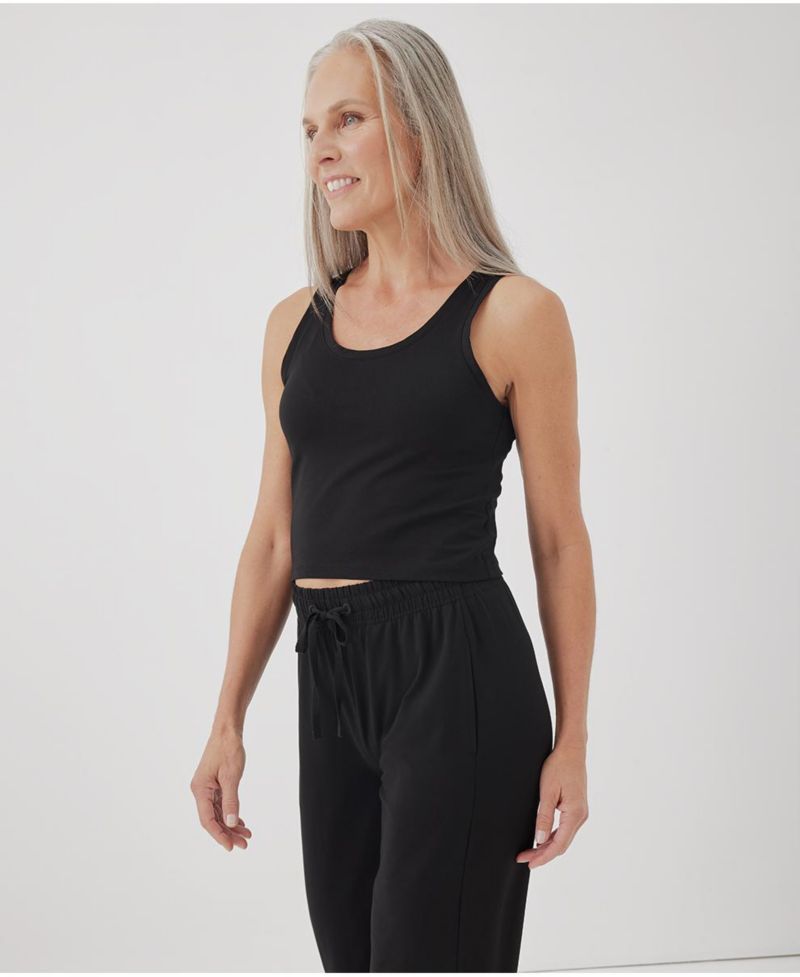 Women's Cotton Cool Stretch Fitted Lounge Tank