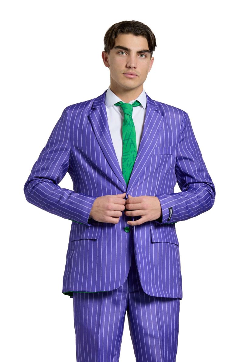 Men's Official DC Comics Joker Costumes - Halloween Suits