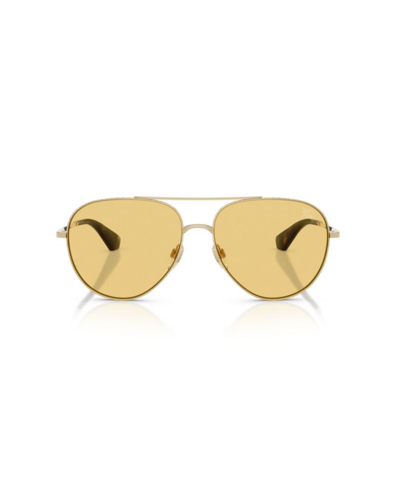 Metal-Frame Aviator Sunglasses BE3172