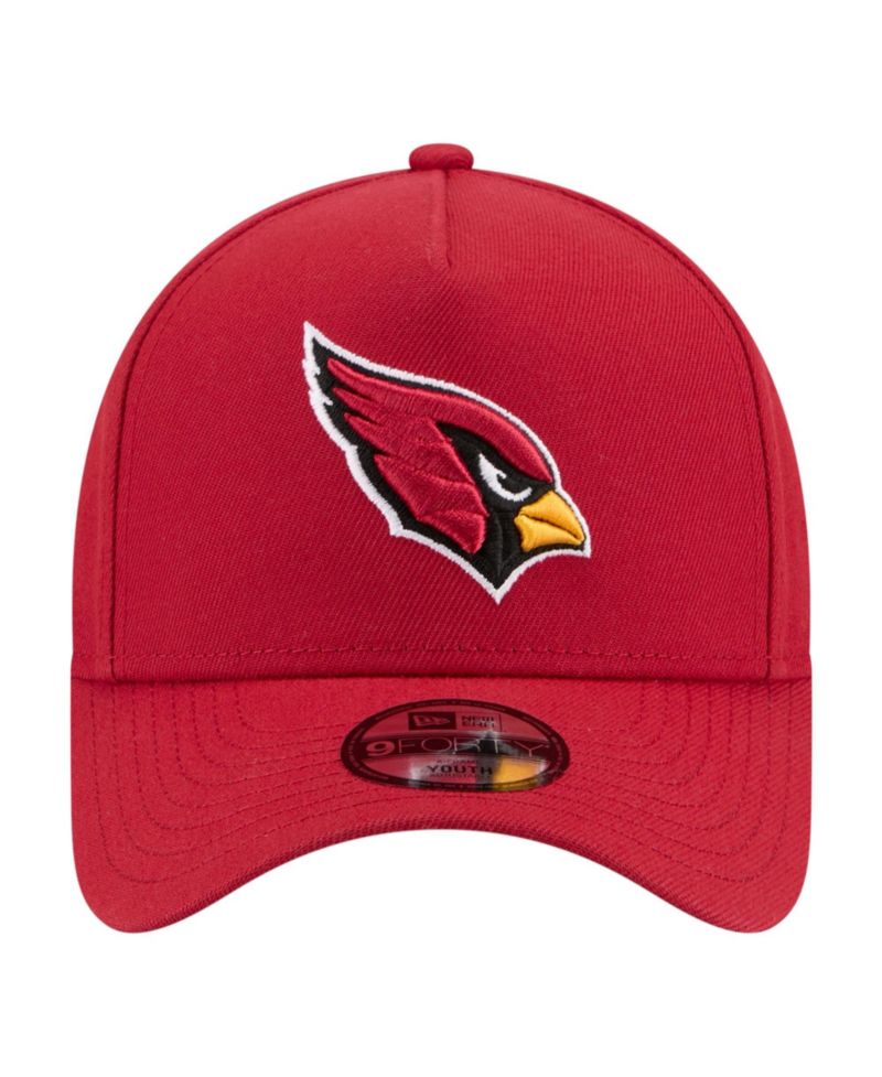 Big Boys and Girls Cardinal Arizona Cardinals 9FORTY A-Frame Adjustable Hat