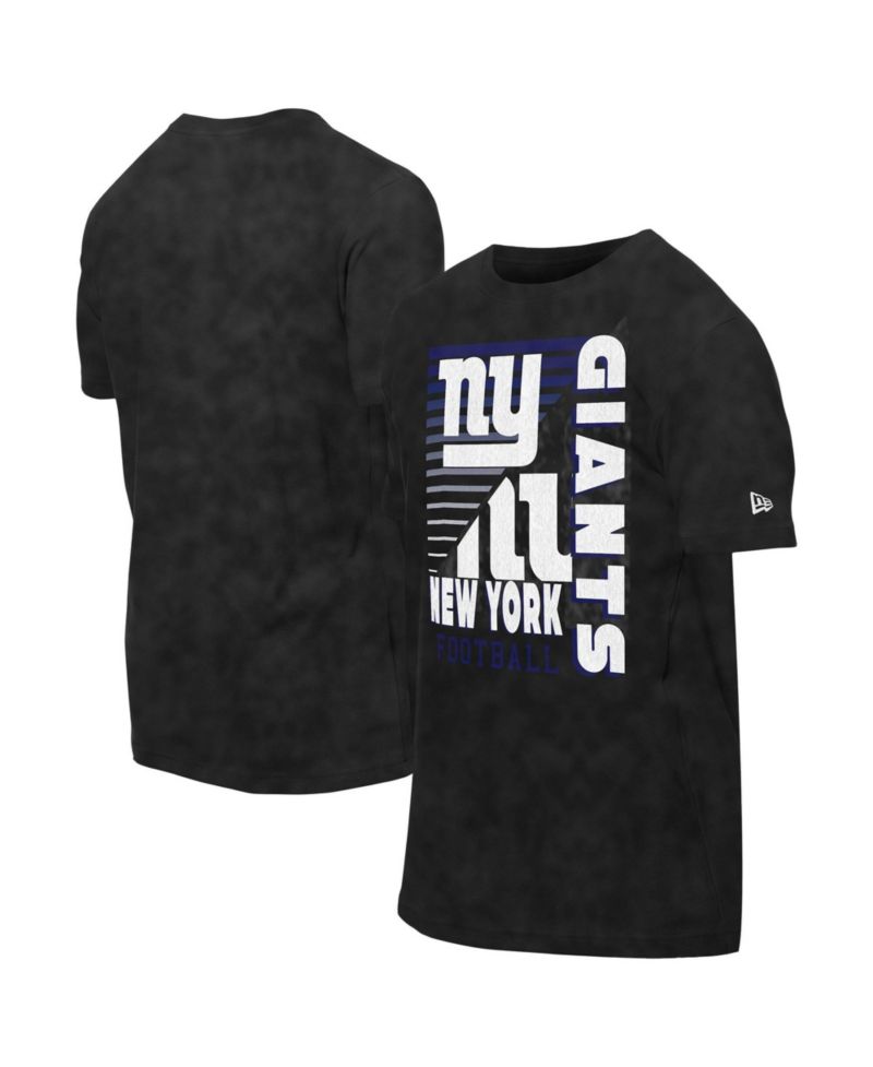 Men's Black New York Giants Enzyme Washed Oversized T-Shirt
