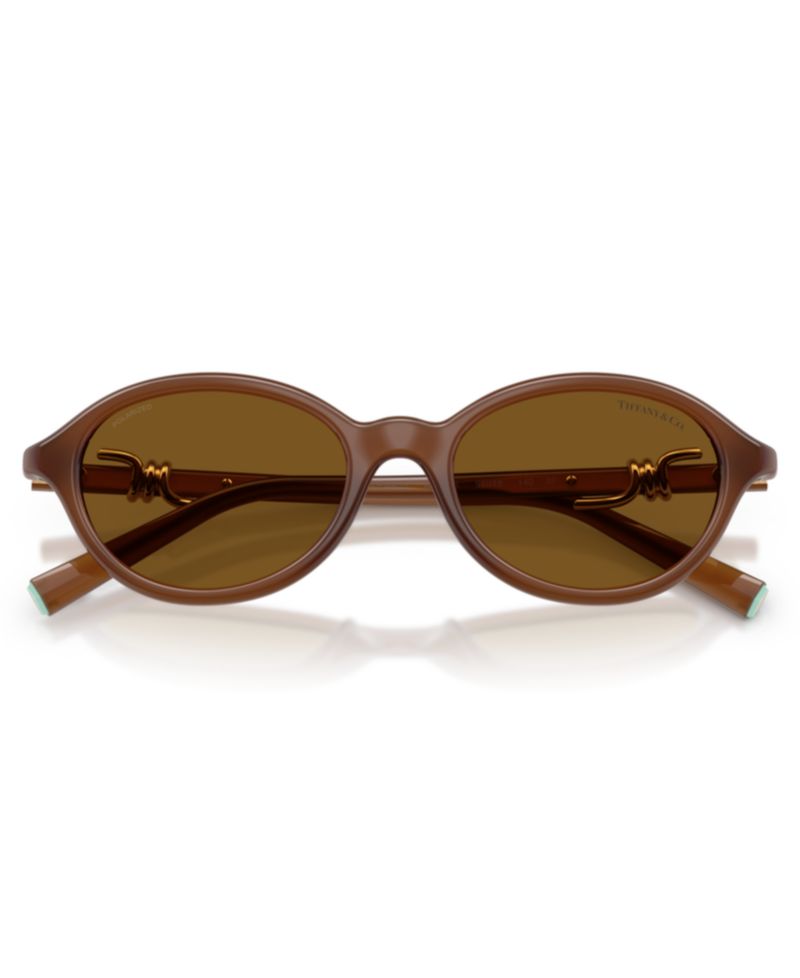 Women's Polarized Oval Sunglasses TF4266U
