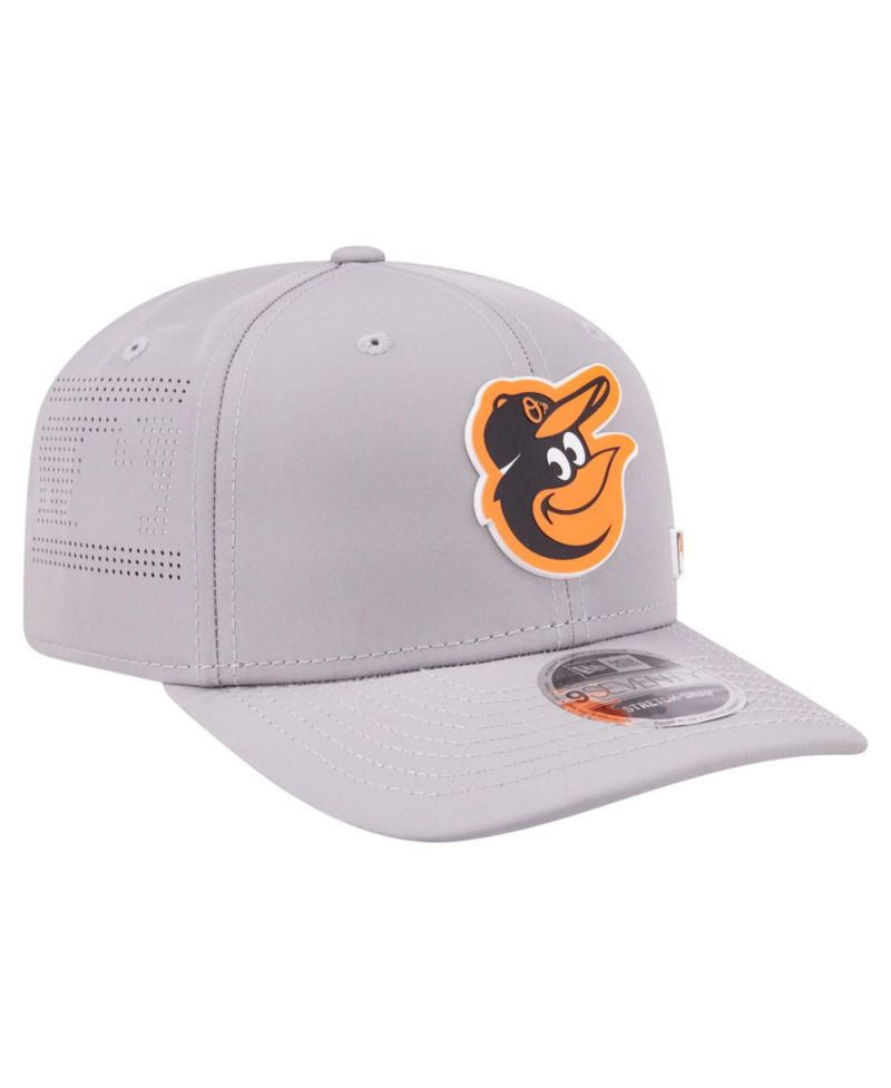 Men's Gray Baltimore Orioles Laser Perforated 9SEVENTY Adjustable Hat