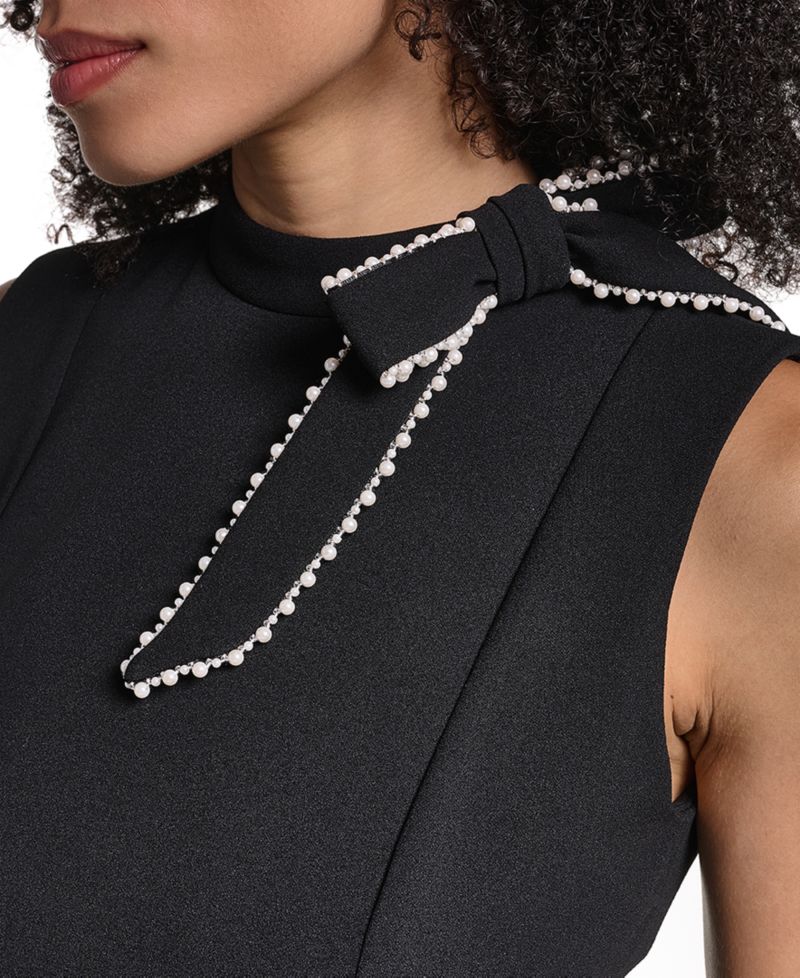 S/L MOCK NECK BOW SHEATH