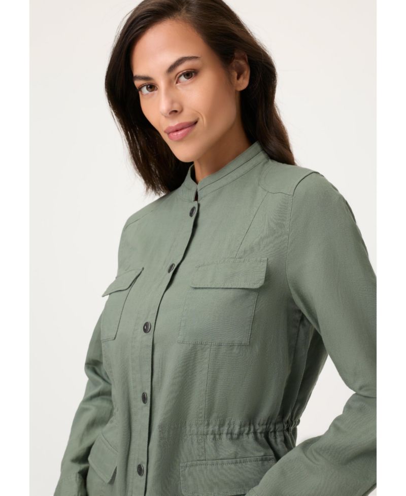 Women's Linen Blend Safari Jacket