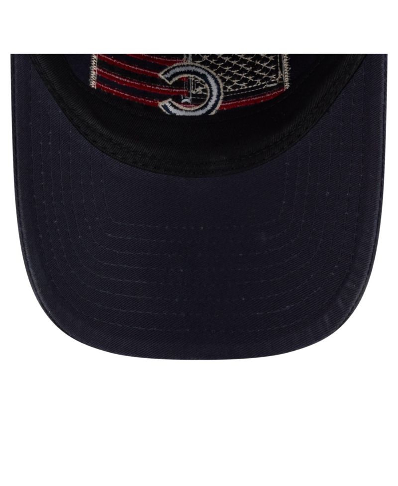 Men's Navy Chicago Cubs Americana Flag 9TWENTY Adjustable Hat