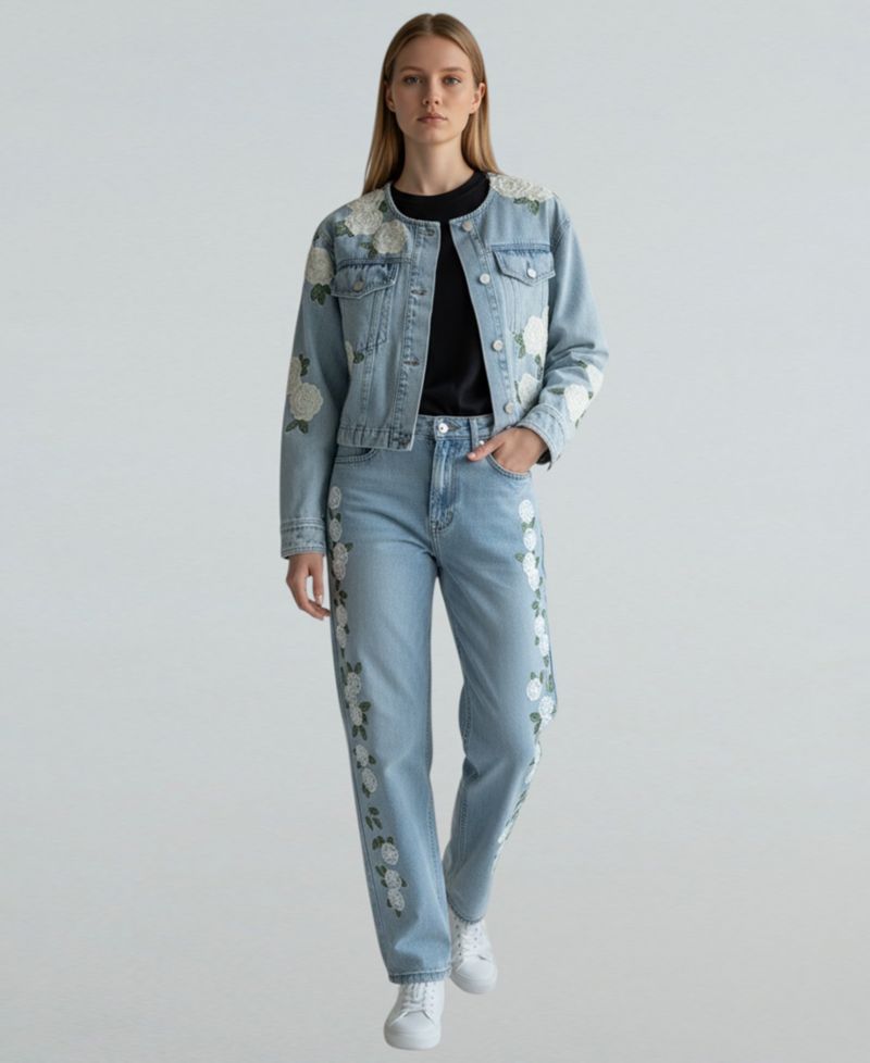 Women's High-Rise Straight-Leg Jeans