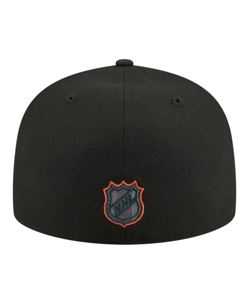 Men's Black Anaheim Ducks Color Pop 59FIFTY Fitted Hat