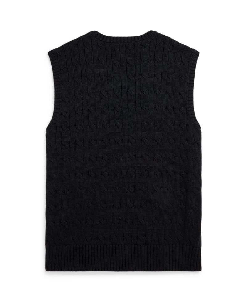 Big Boys Cable- Knit Sweater Vest