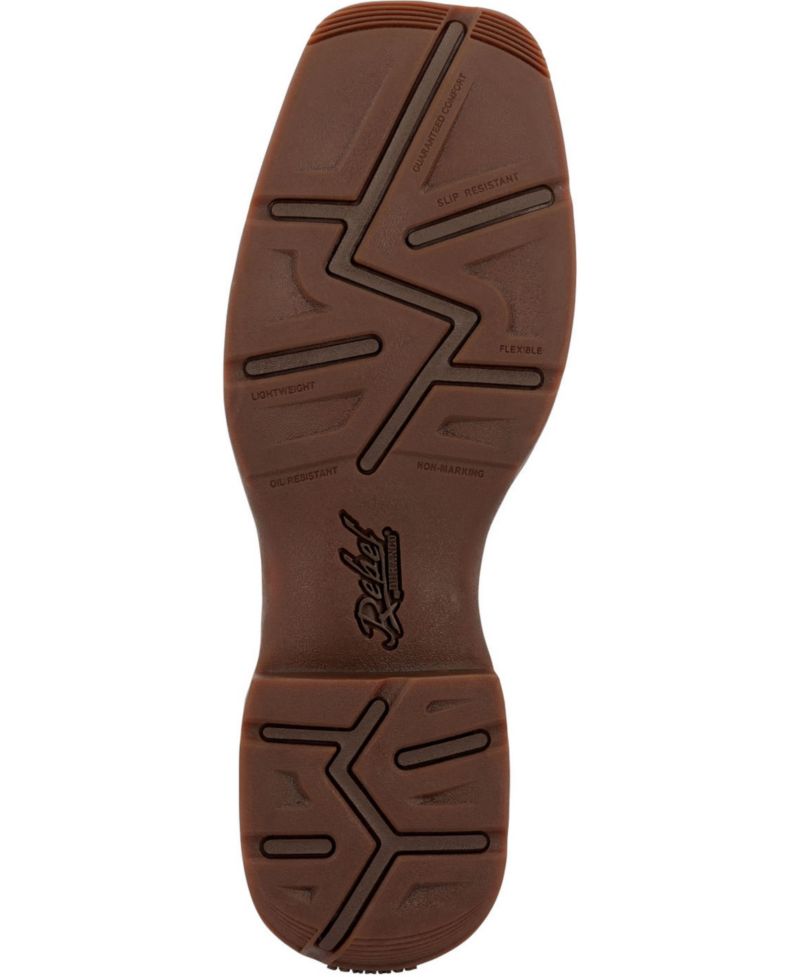Men's Rebel by Pull-On Western Boot