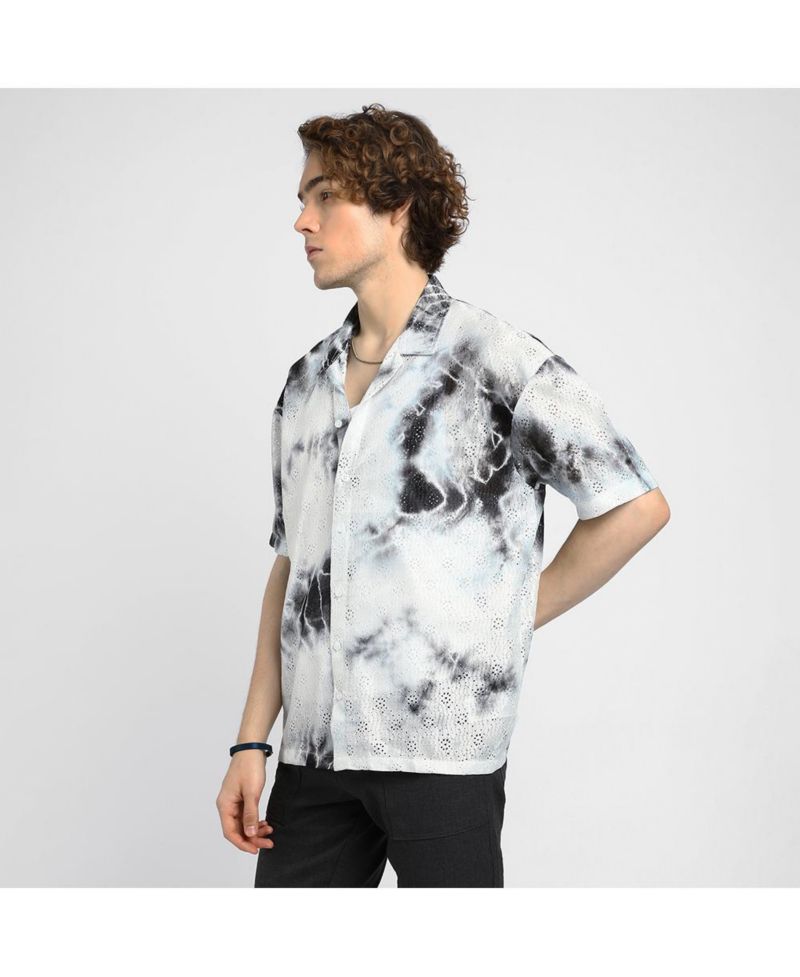Men's Weave-Textured Shirt