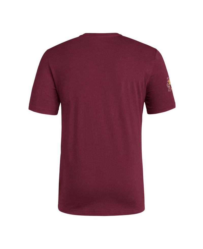 Men's Maroon Arizona State Sun Devils Fresh Wordmark T-Shirt