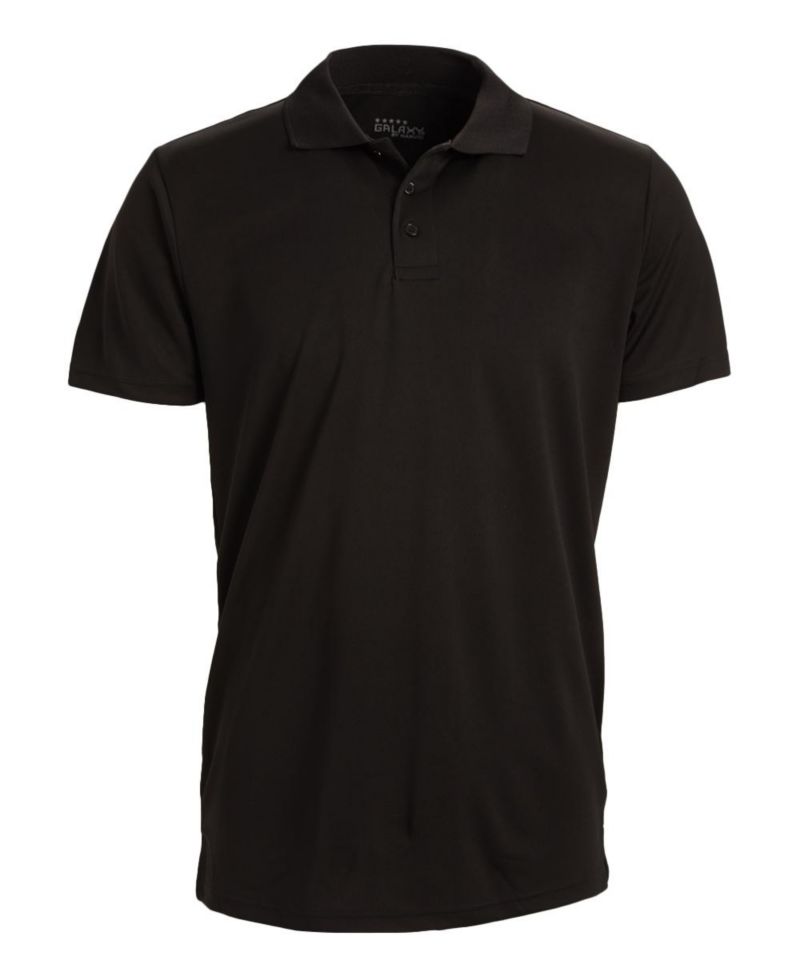 Men's Dry-Fit Moisture-Wicking Polo Shirt