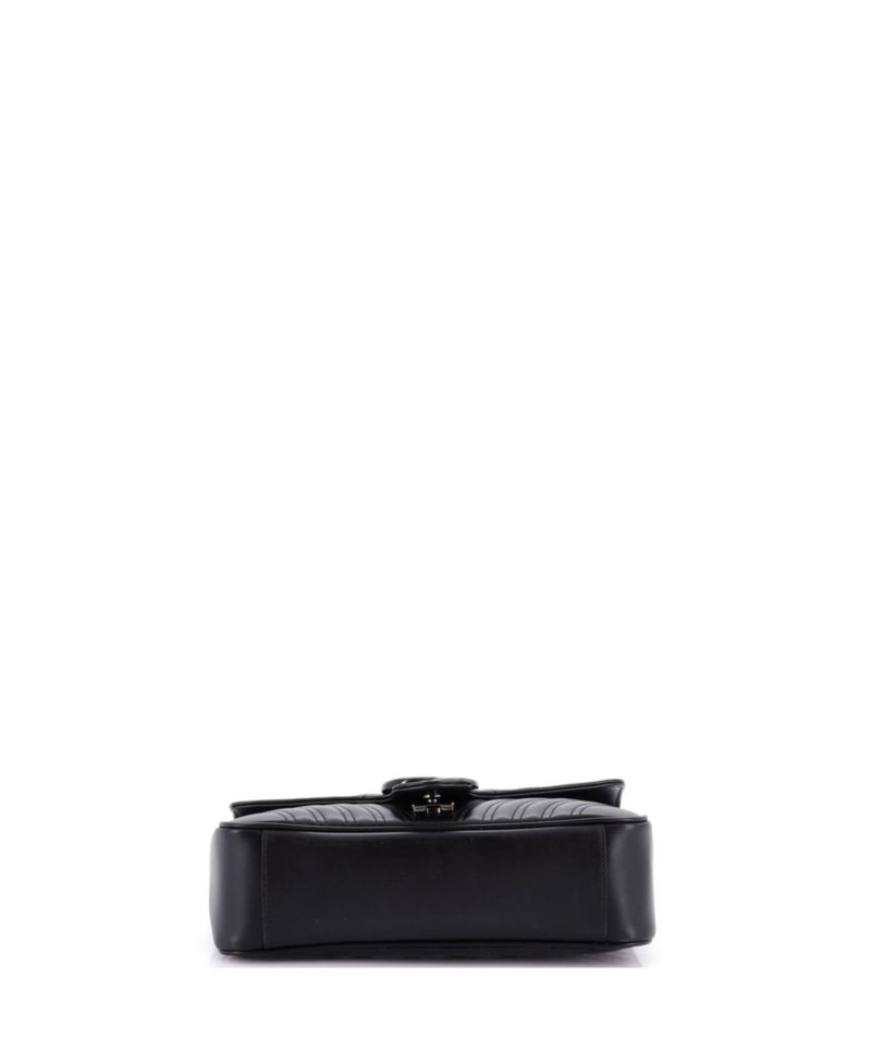 Medium GG Marmont Flap Bag Matelasse Leather