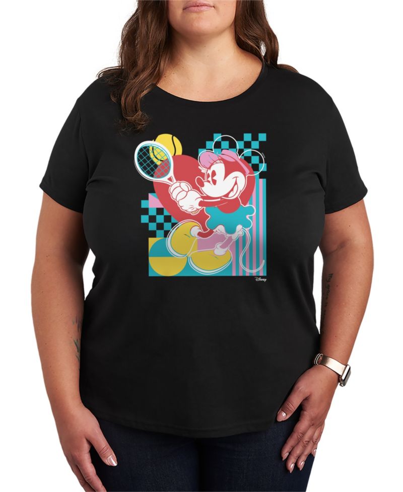 Plus Size Minnie Tennis Graphic T-Shirt
