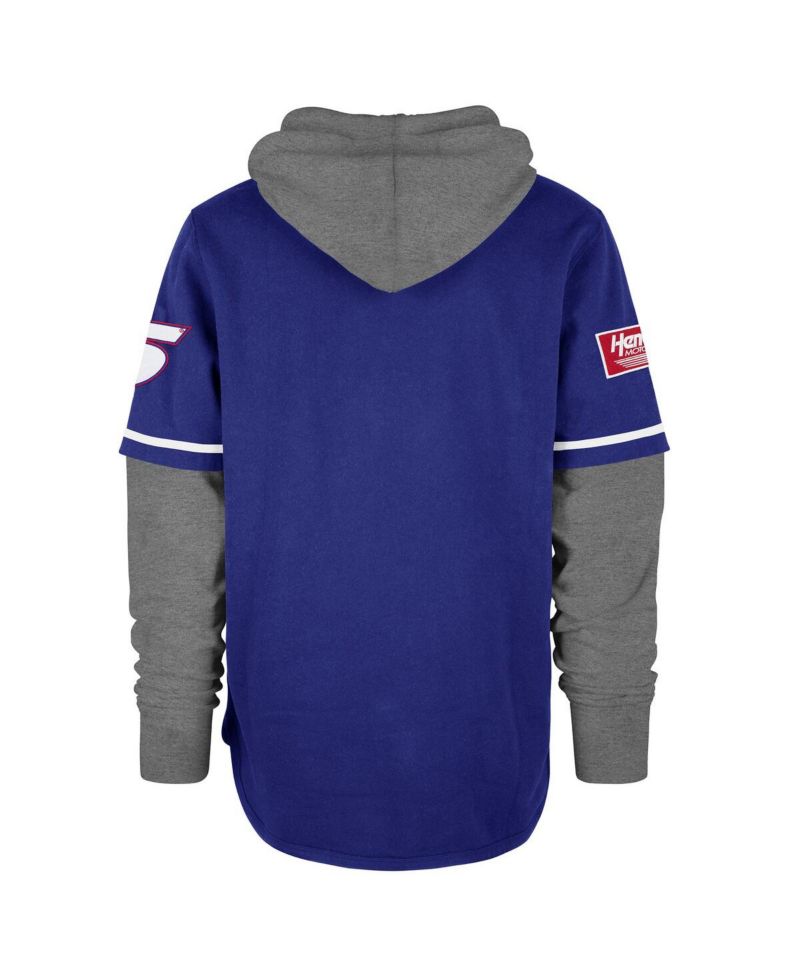 Men's Royal Kyle Larson Trifecta Shortstop Pullover Hoodie