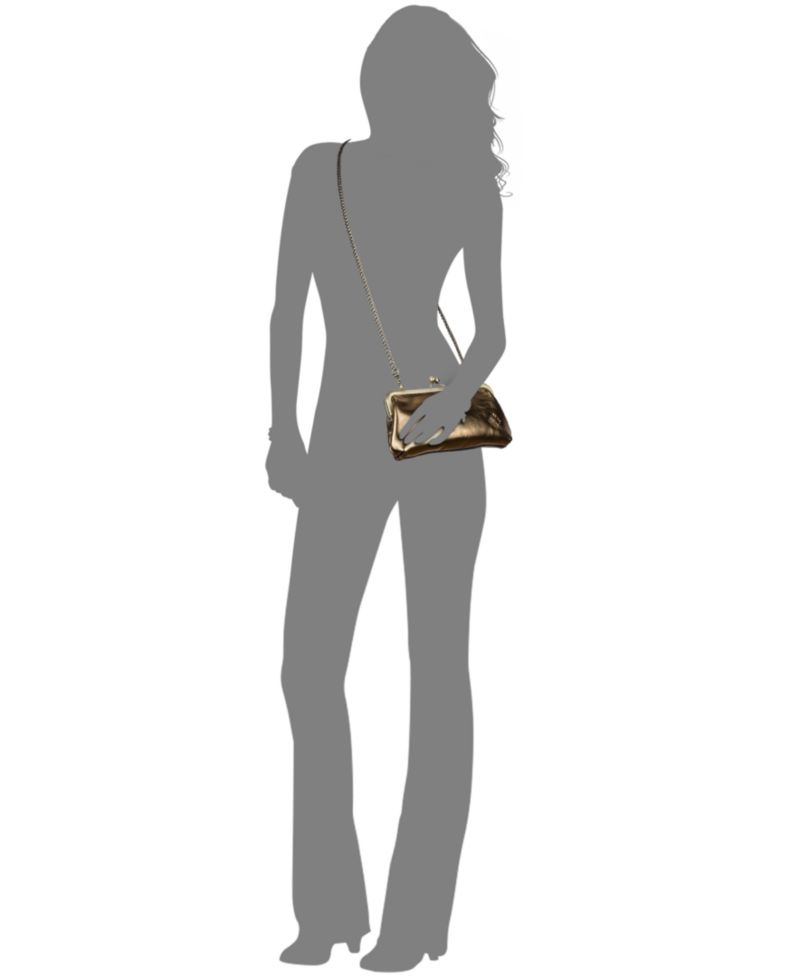 Mini Potenaz Leather Frame Crossbody Bag