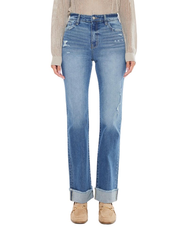 Women's Trini High-Rise Straight-Leg Jeans