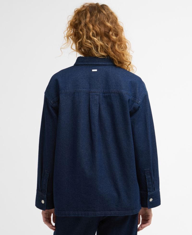 Women's Long-Sleeve Collared Maia Denim Shirt