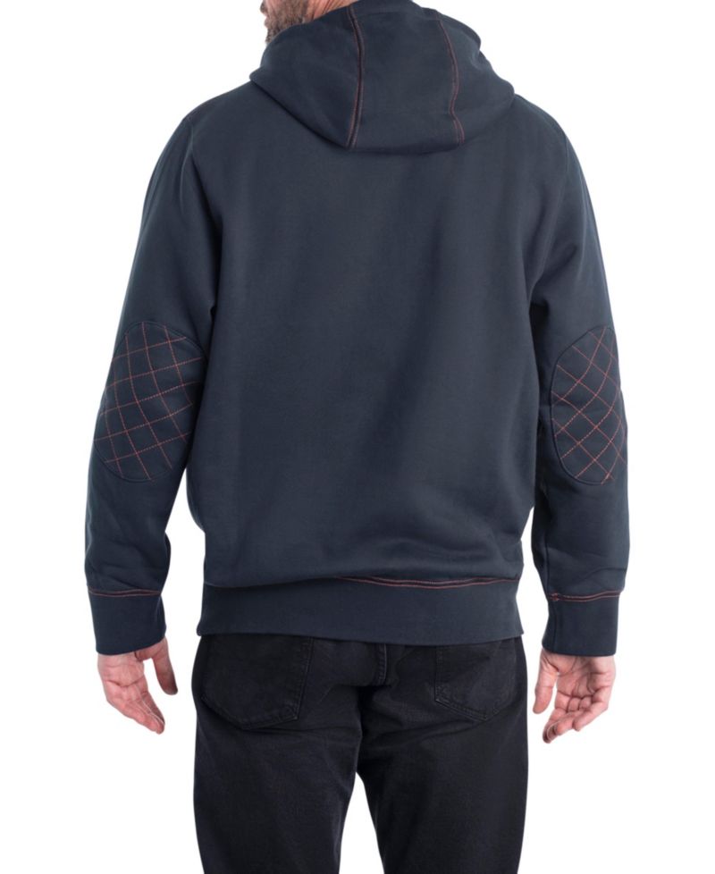 Men's Quarter Zip Hoodie Heavyweight Hooded Long Sleeve Sweatshirt