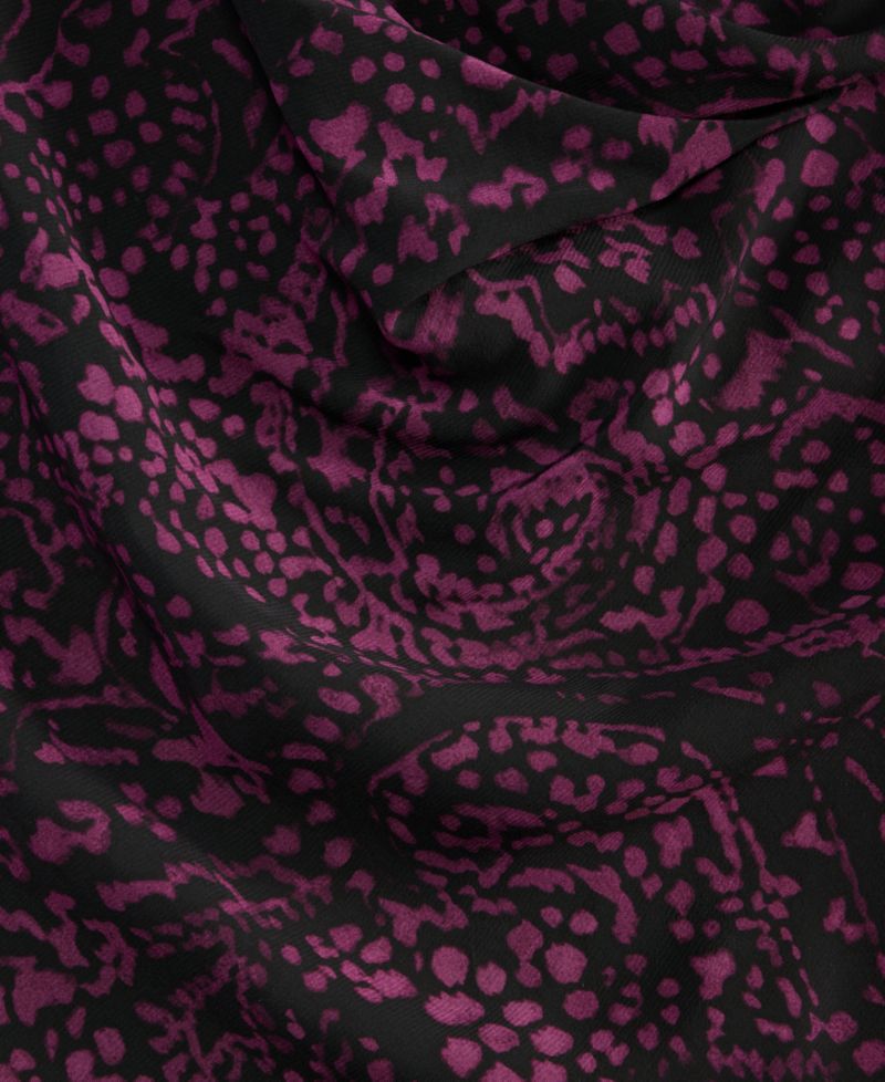 Women's Paisley Sleeveless Cowl Neck Blouse