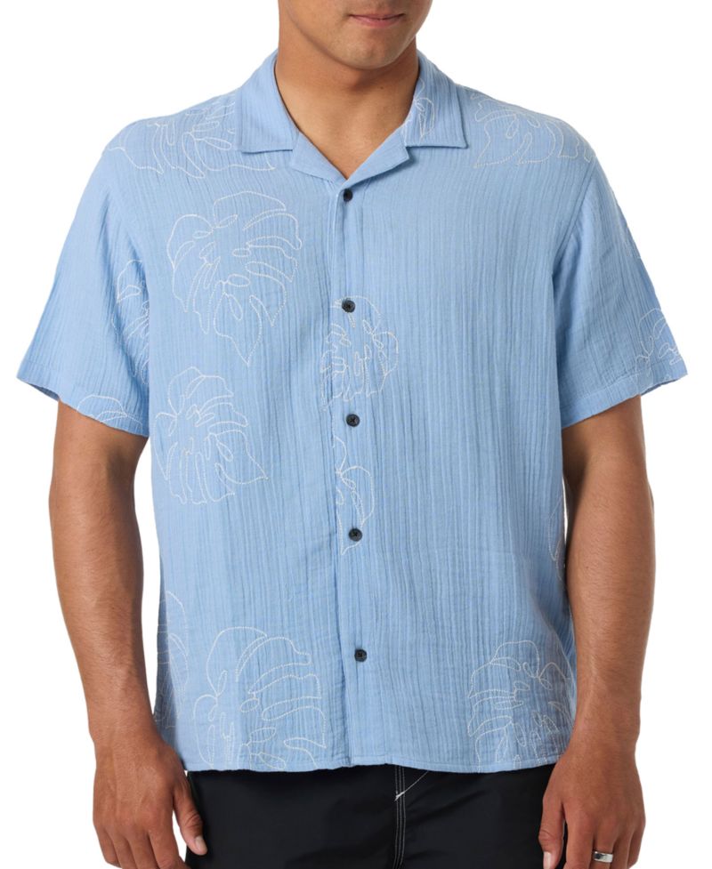 Men's Pipe Rodeo Regular-Fit Camp Collar Shirt