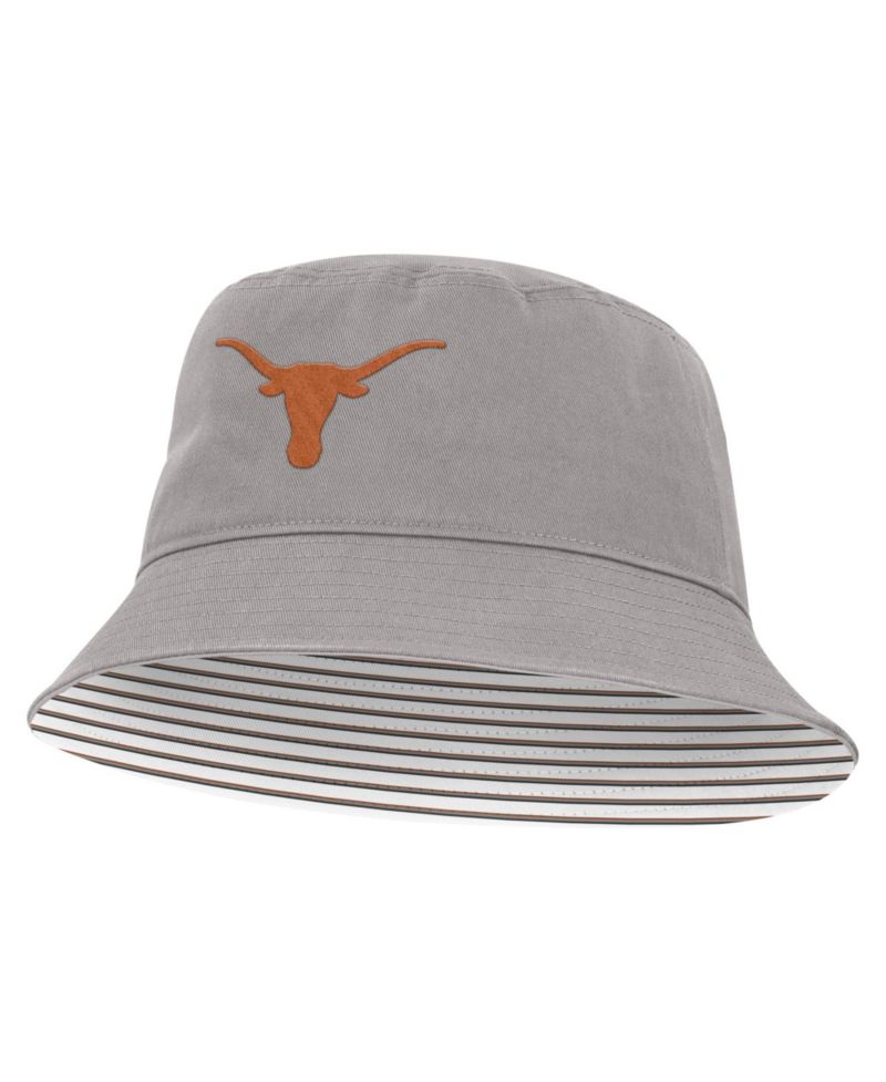 Men's and Women's Gray Texas Longhorns Primetime Apex Bucket Hat