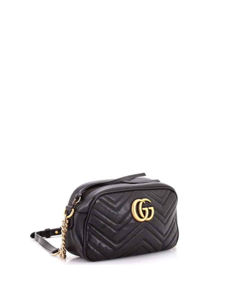 Small GG Marmont Shoulder Bag Matelasse Leather